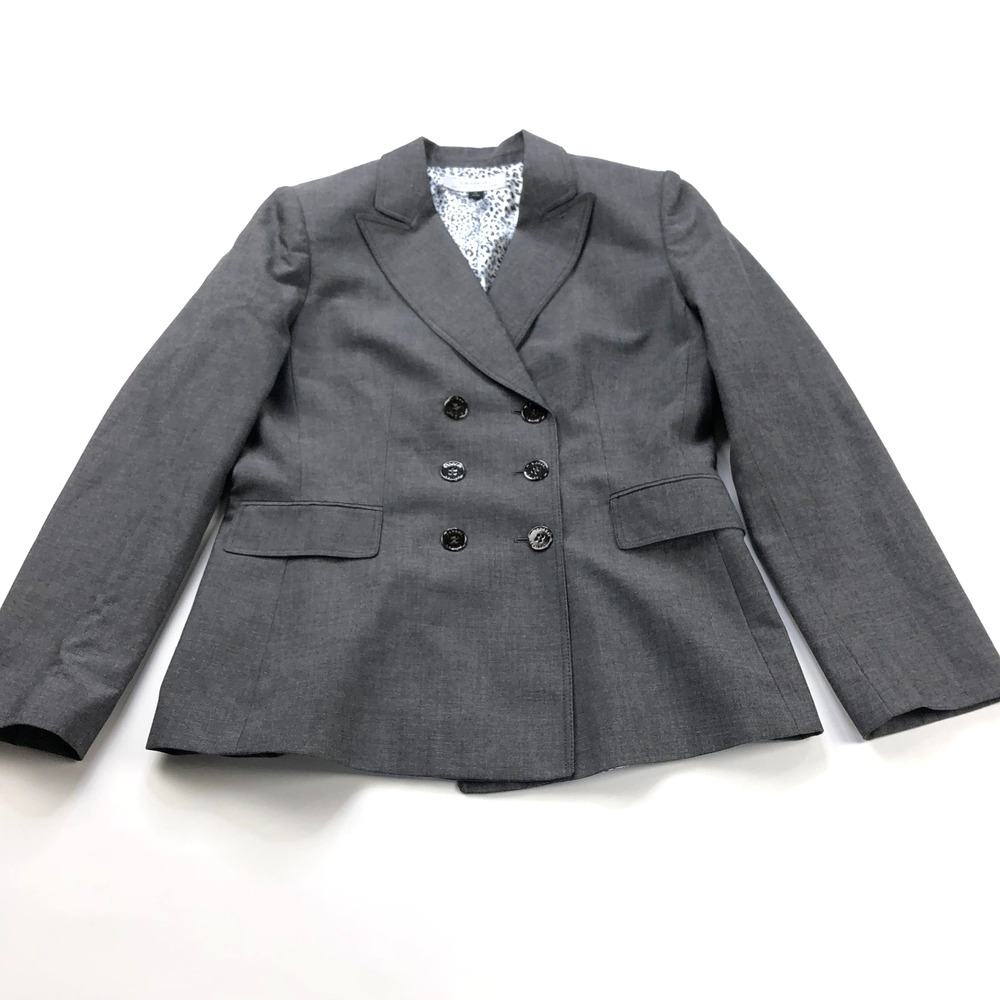 Tahari Arthur S. Levine 10 Rayon 2 Pc Blazer Jacket Pants (Fit 33W 32L) Gray
